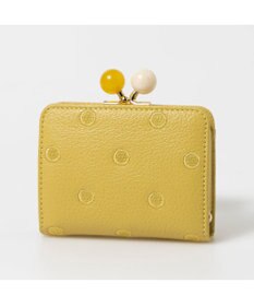 UNBILLION ペルケ perche / アクリル玉ドット刺繍・ジャバラカードウォレット