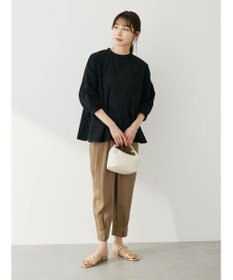 Green Parks Ｉ　ＳＥＴ２点　刺繍７分袖ブラウス＋タンクトップ