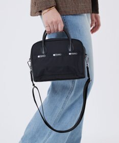 LeSportsac SQUARE TH CROSSBODY/アップタウンブラック/ブラック