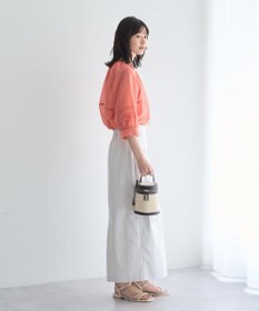 YECCA VECCA タックスリーブシアーシャツ