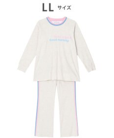 tsumori chisato SLEEP パジャマ　ルームウエア　長袖　長ズボン　綿100%　フライス素材　/ワコール　UDX548