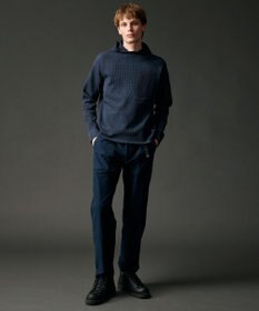 JOSEPH ABBOUD MOUNTAIN 【軽さ/ストレッチ】ホールガーメント3Dニット パーカー