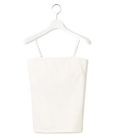 23区 L 【洗える】ベアトップ パッド付き キャミソール