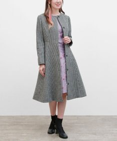 TOCCA 【消臭】RHYTHMIC PACE 千鳥柄コート