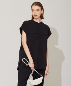 ICB 【接触冷感・UVカット・撥水・洗える】 プルーフ4WAYタフタ ブラウス