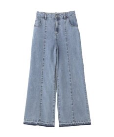 YECCA VECCA 綿麻バギーデニムパンツ