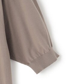 23区 ヴィスコースストレッチ パフスリーブ 半袖 ニット