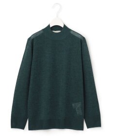 ICB 【洗える】ラメシアー モックネックニット