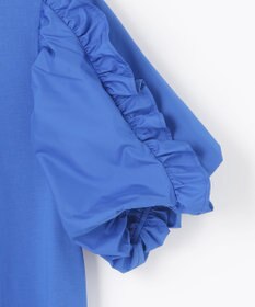 #Newans 【撥水・吸水速乾】コンビネーションフリルスリーブカットソー