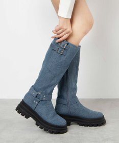 WEGO 厚底エンジニアロングブーツ