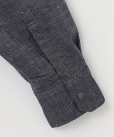 SHARE PARK LADIES 【UVカット・撥水・ストレッチ】イージーデニムノーカラーシャツ