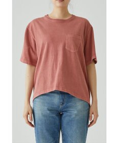 caqu caqu x good on short sleeve pocket tee リラックスフィットポケットTシャツ
