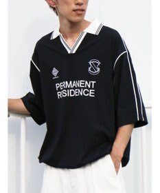 CRAFT STANDARD BOUTIQUE 接触冷感/UVカット/イージーケア/ストレッチ/ゲームシャツ-A