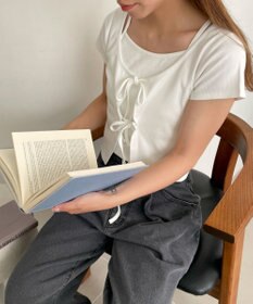 WEGO キャミドッキングカーデトップス