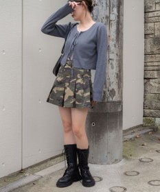 WEGO リボンリブカーディガン