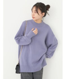 earth music&ecology やわらかタッチハイネックチュニック