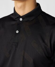 FILA GOLF／marie claire 【FILA GOLF】メッシュ加工ビックロゴ半袖ポロシャツ