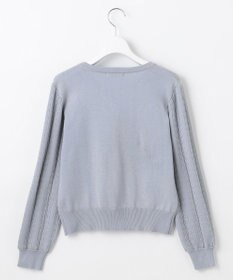 Feroux 【洗える】ビジューボタン カーディガン