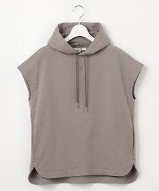 23区 【SLOW/一部店舗限定】コンパクトインレー フレンチスリーブ フーディー