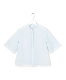 ICB L オーガンコンビシャーティング クロップドシャツ