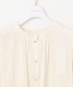 ANY SIS S 【低身長企画】フェミニンギャザー ブラウス