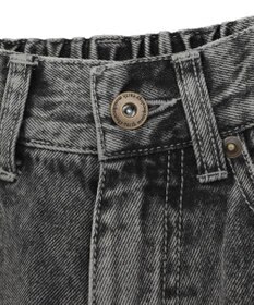 earth music&ecology 裾レースデニムパンツ