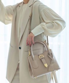 TOPKAPI 【Breath TOPKAPI】RIPPLE リプル バックル ショルダー付き ミニ トートバッグ