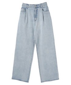 earth music&ecology タックルーズデニムパンツ