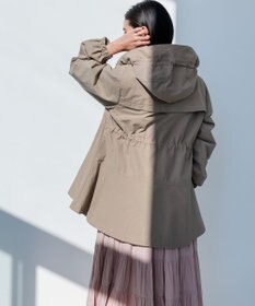 組曲 S 【WEB限定】フード付きライトブルゾン