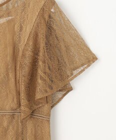 ANY SIS 【洗える】ストライプレーシー ドレス