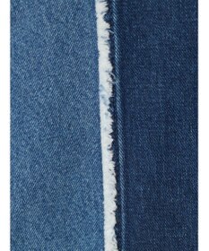 earth music&ecology Ｌｅｅ×ｅ．ｍ．ａ．ｅ　切替デニムフレアパンツ