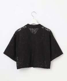 Feroux 【洗える】フラワーレース シャツ