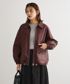 Green Parks ラメライン入りリブニットプルオーバー