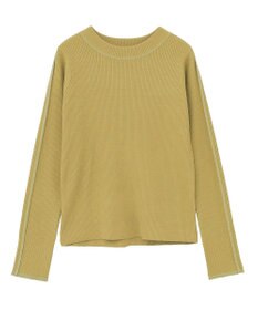 Green Parks ラメライン入りリブニットプルオーバー