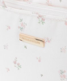 Maison de FLEUR ピンクマニアフラワープリントフリル2Wayトート