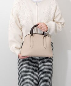 INTER-CHAUSSURES 【LORISTELLA】シュリンクレザーハンドバッグ