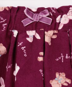 ANY KIDS アニマル 総柄 スカパン