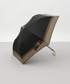 AURORA 【 Beaurance （ビューランス）】サマーシールド　リボン切り継ぎ加工晴雨兼用パラソル（折りたたみ）