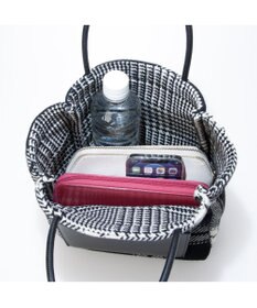 UNBILLION VERYコラボ カシュカシュ cachecache / ウールリバーシブルチェックトートバッグ