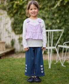 ANY KIDS キャミソール付き 長袖Tシャツ