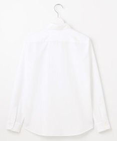 J.PRESS LADIES S 【リクルート対応】ホワイトブロード シャツカラーブラウス