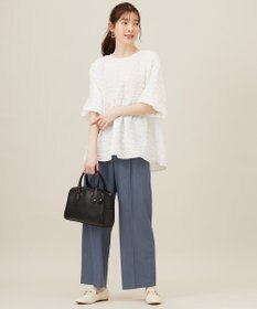 ANY SIS 【洗える】ワッフルライクフクレジャカード チュニック