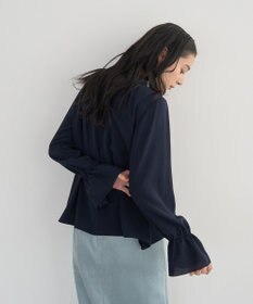 YECCA VECCA タックデザインブラウス