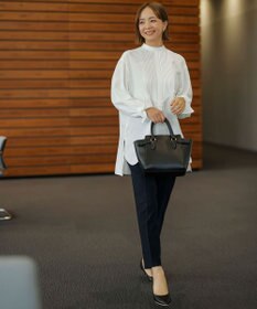 ANY SIS 【蓄熱効果】サーモトロン 2WAYストレッチ テーパードパンツ