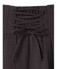 earth music&ecology バックレースアップスカート