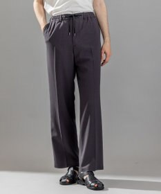 JOSEPH HOMME テクノボイルストレッチ ドロスト付きワイドストレートパンツ / HARRY CONVERTIBLE