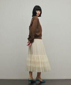 GRACE CONTINENTAL レイヤードニットトップ
