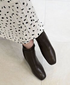 Pointer 本革スエードコンビショートブーツ