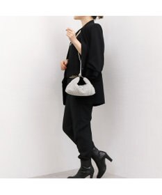 UNBILLION カシュカシュ cachecache / ワンハンドルメタリックビーズバッグ