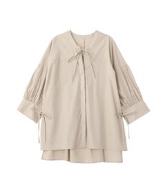 YECCA VECCA 【ORGABITS】5分袖スキッパーシャツ